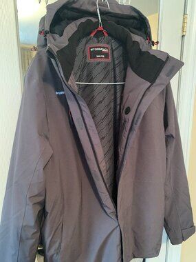 MENS STORMPACK SUNICE WINTER STROLLER ACTIVE JACKET WITH HOOD